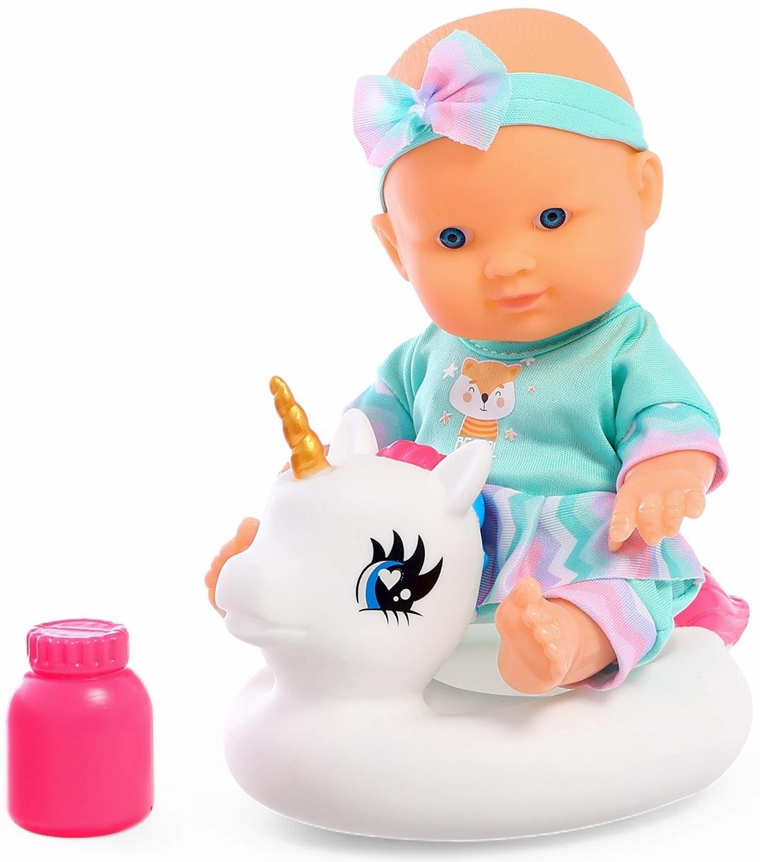 Пупс «Купание с единорогом», с аксессуарами, МИКС