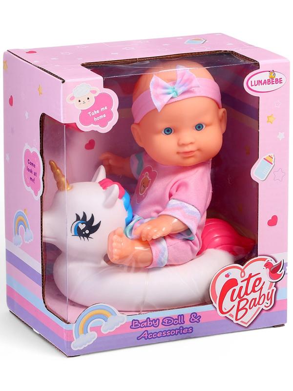 Пупс «Купание с единорогом», с аксессуарами, МИКС