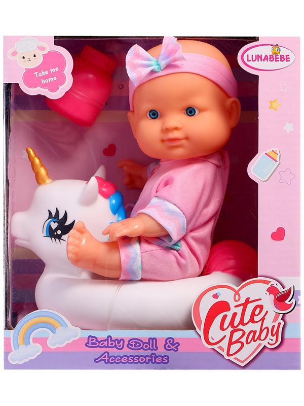 Пупс «Купание с единорогом», с аксессуарами, МИКС