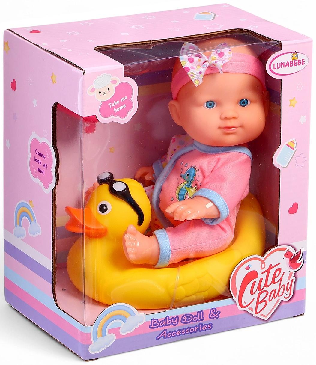 Пупс «Купание с уточкой», с аксессуарами, МИКС