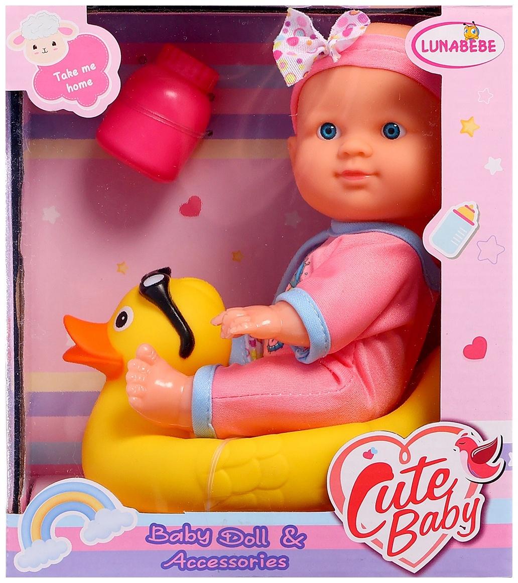 Пупс «Купание с уточкой», с аксессуарами, МИКС