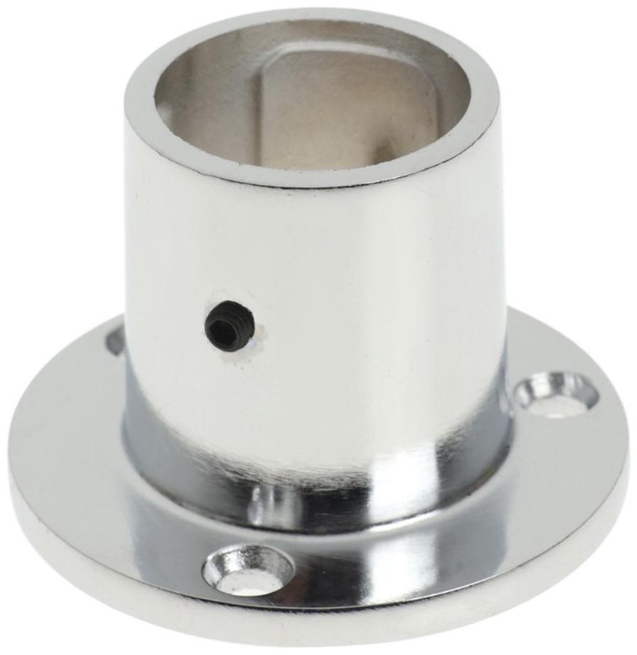 Штангодержатель с фикс ТУНДРА, d=25 мм, хром