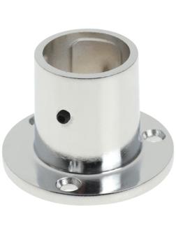 Штангодержатель с фикс ТУНДРА, d=25 мм, хром