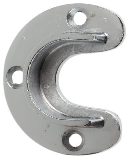 ШтангодержательТУНДРА, d=25 мм открытый хром