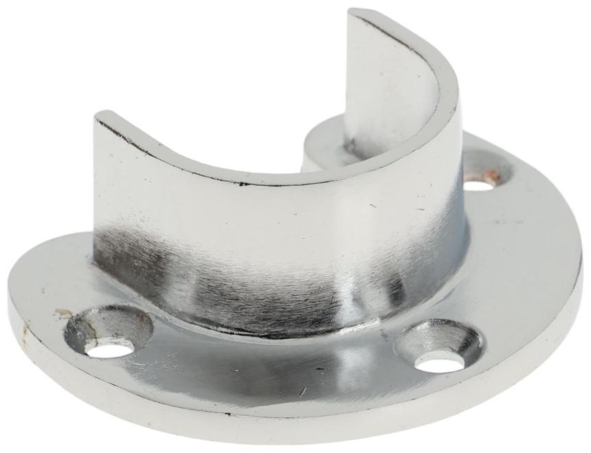 ШтангодержательТУНДРА, d=25 мм открытый хром