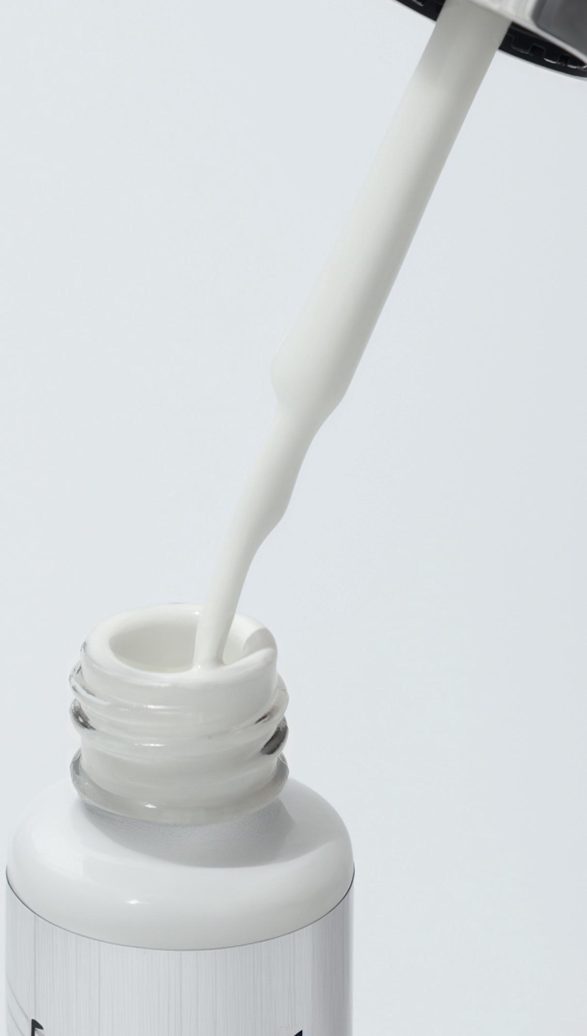 Гель для дизайна ногтей, LED/UV, 8 мл, белый