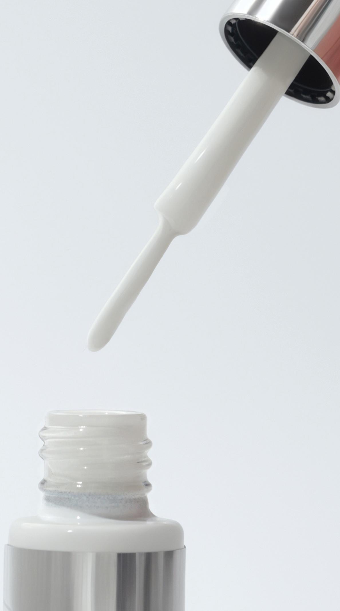 Гель для дизайна ногтей, LED/UV, 8 мл, белый