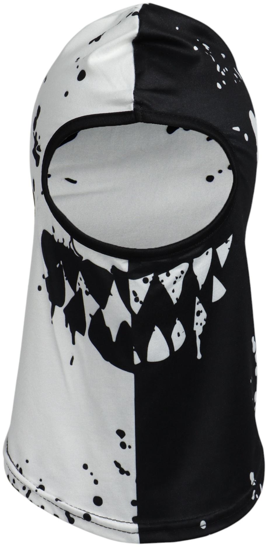 Маска-балаклава Black and White, размер универсальный, чёрная