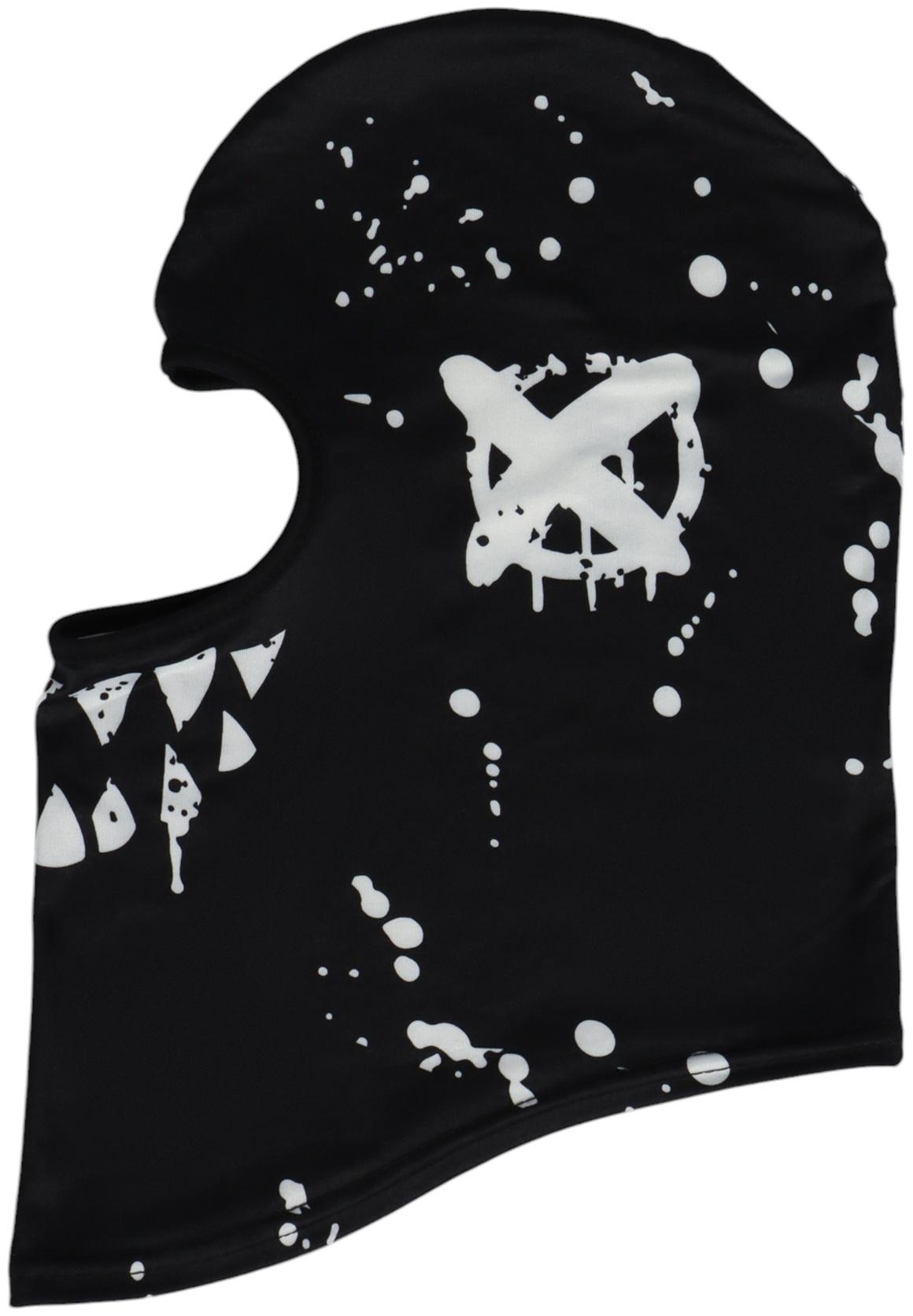 Маска-балаклава Black and White, размер универсальный, чёрная
