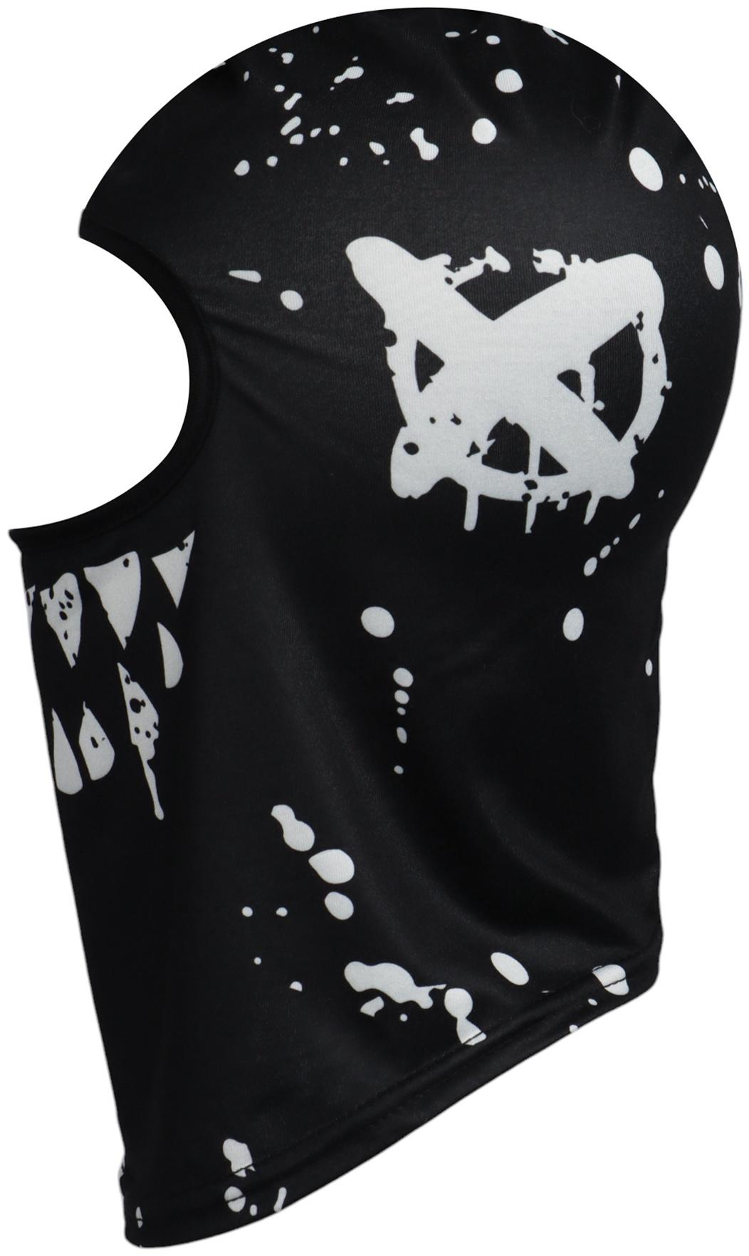 Маска-балаклава Black and White, размер универсальный, чёрная