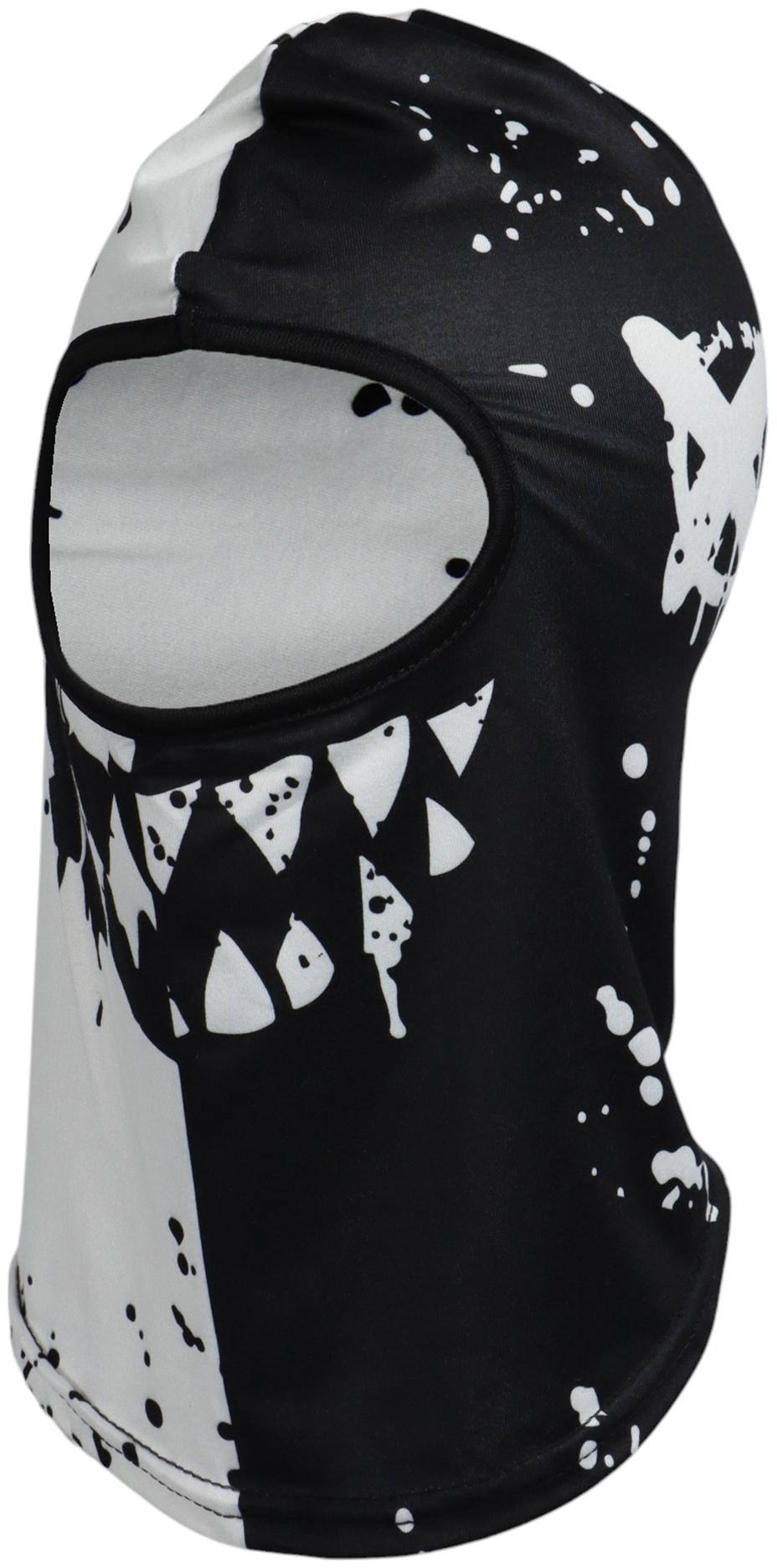 Маска-балаклава Black and White, размер универсальный, чёрная