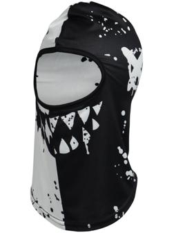 Маска-балаклава Black and White, размер универсальный, чёрная