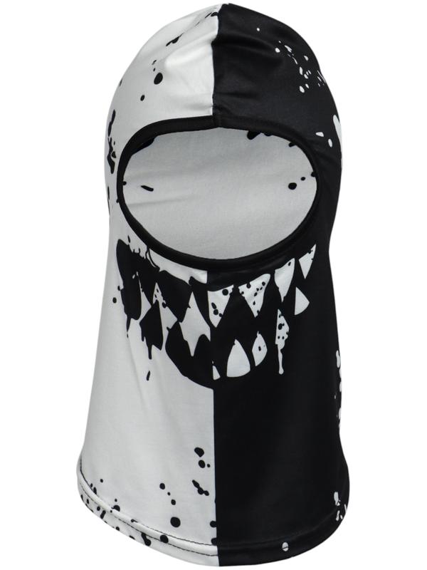 Маска-балаклава Black and White, размер универсальный, чёрная