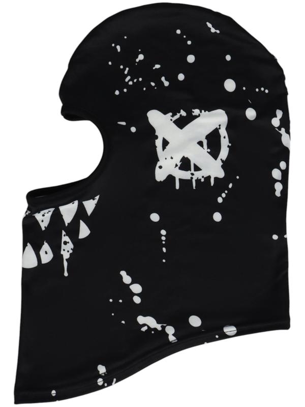 Маска-балаклава Black and White, размер универсальный, чёрная