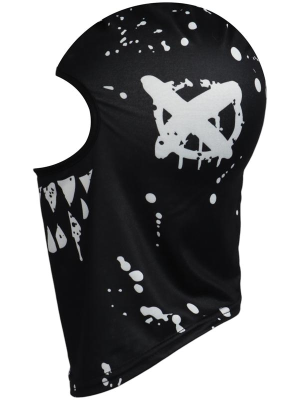 Маска-балаклава Black and White, размер универсальный, чёрная
