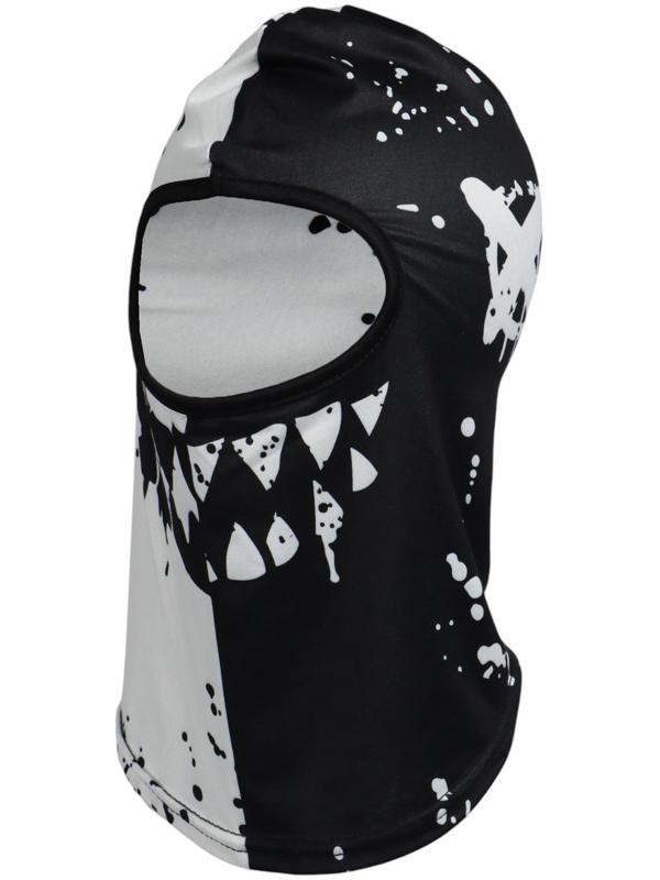 Маска-балаклава Black and White, размер универсальный, чёрная