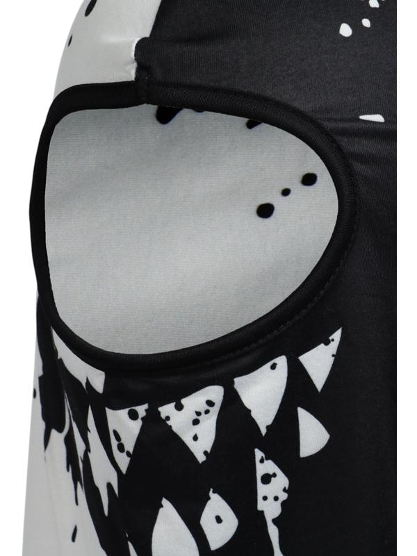 Маска-балаклава Black and White, размер универсальный, чёрная