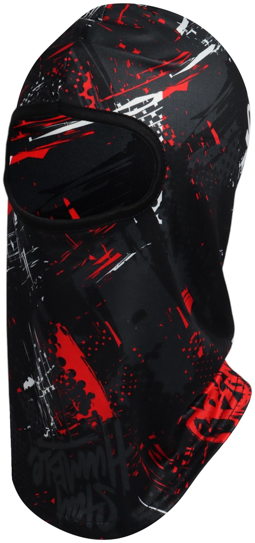 Маска-балаклава Crazy, размер универсальный, чёрная