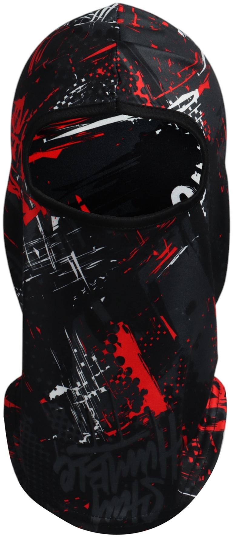 Маска-балаклава Crazy, размер универсальный, чёрная