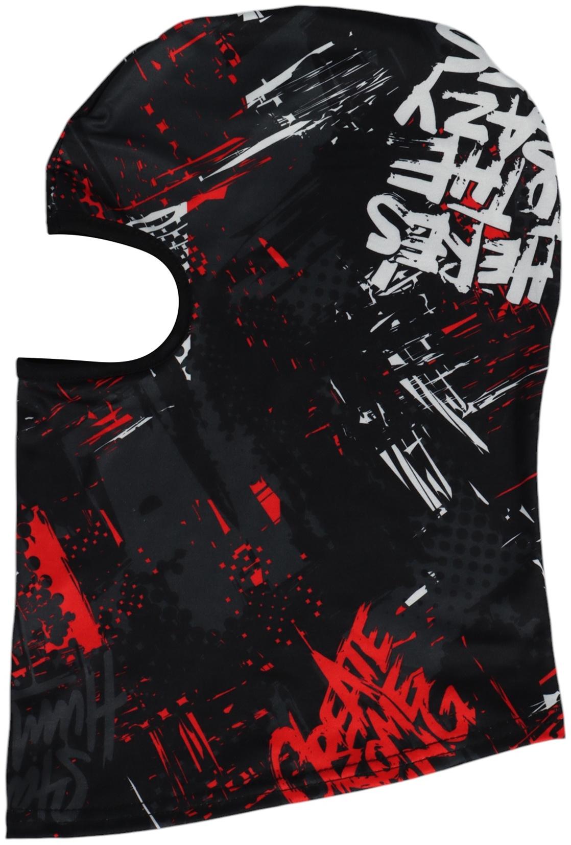 Маска-балаклава Crazy, размер универсальный, чёрная