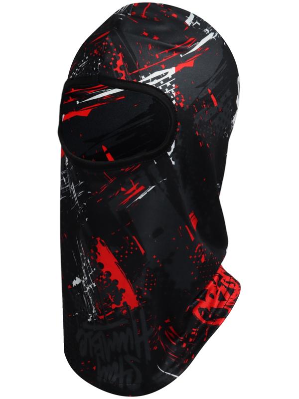 Маска-балаклава Crazy, размер универсальный, чёрная