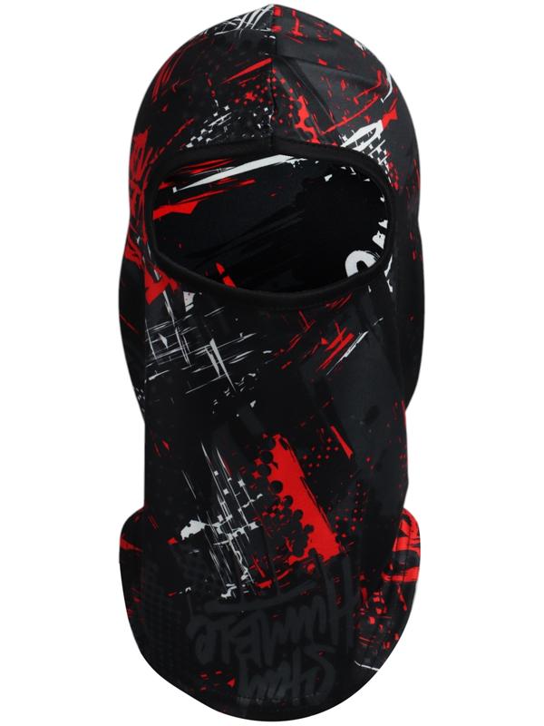 Маска-балаклава Crazy, размер универсальный, чёрная
