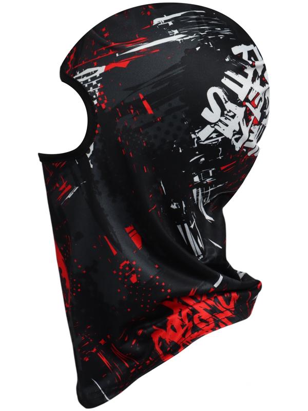 Маска-балаклава Crazy, размер универсальный, чёрная