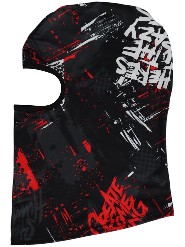 Маска-балаклава Crazy, размер универсальный, чёрная