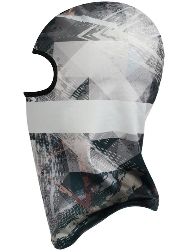Маска-балаклава Gray Shapes, размер универсальный, серая