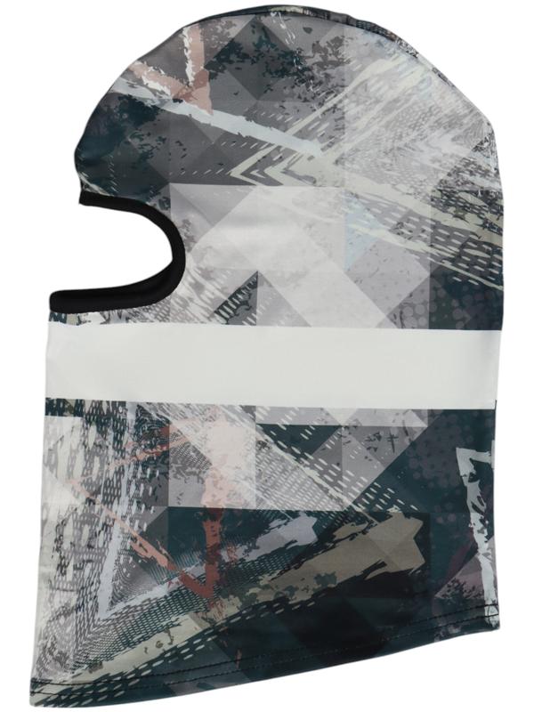 Маска-балаклава Gray Shapes, размер универсальный, серая