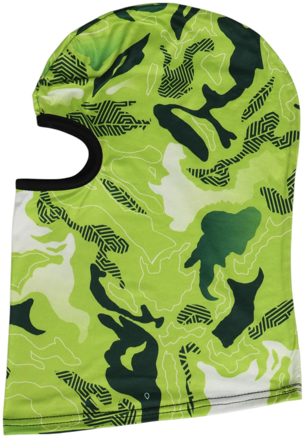 Маска-балаклава Green Spots, размер универсальный, зелёная