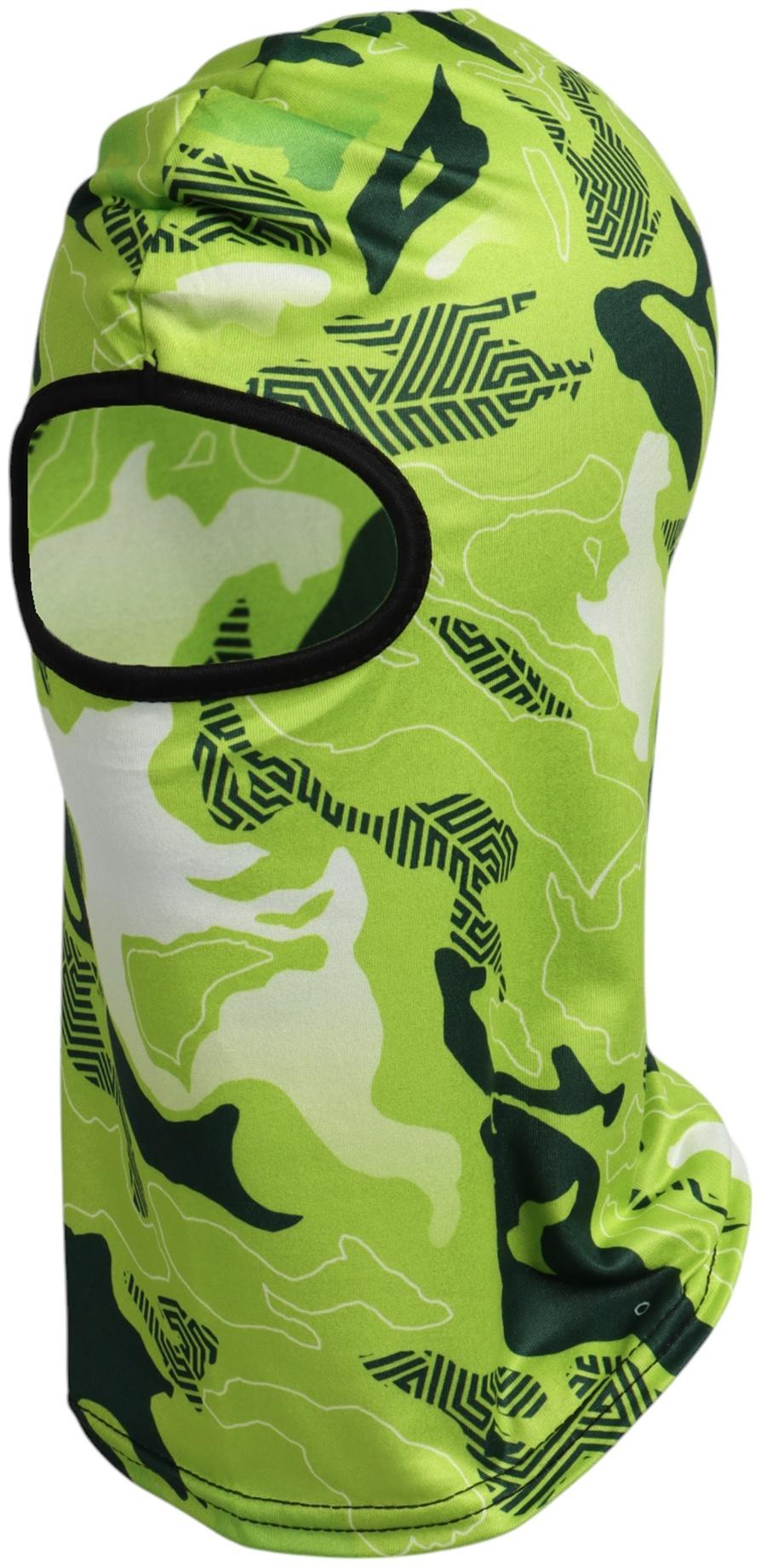 Маска-балаклава Green Spots, размер универсальный, зелёная