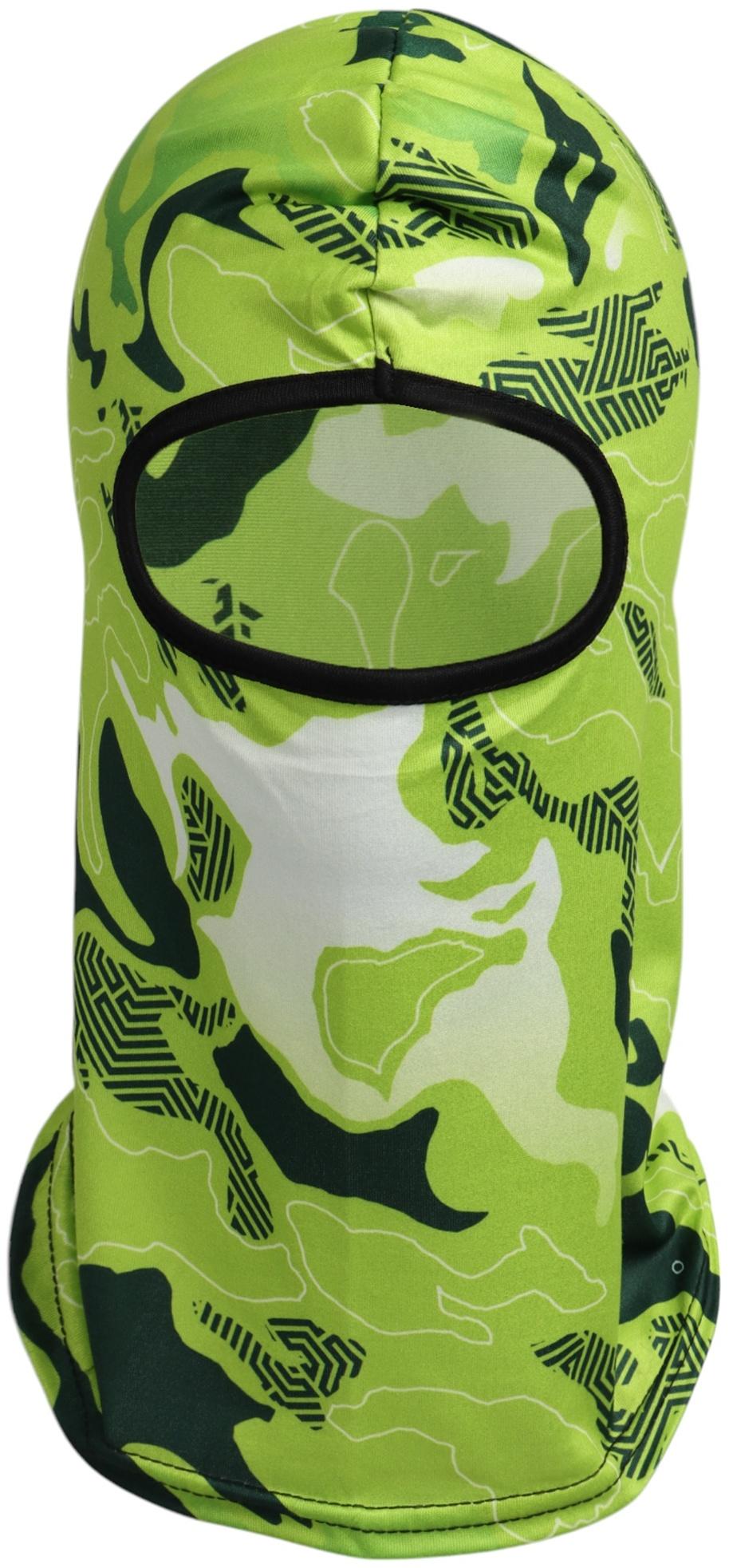 Маска-балаклава Green Spots, размер универсальный, зелёная