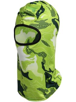 Маска-балаклава Green Spots, размер универсальный, зелёная