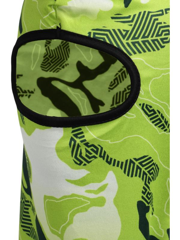 Маска-балаклава Green Spots, размер универсальный, зелёная