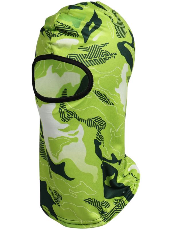 Маска-балаклава Green Spots, размер универсальный, зелёная
