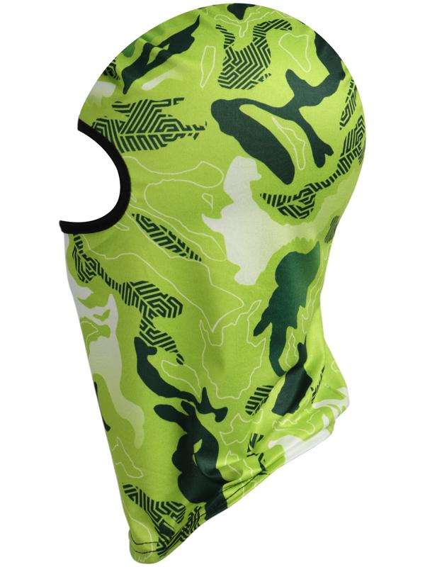 Маска-балаклава Green Spots, размер универсальный, зелёная