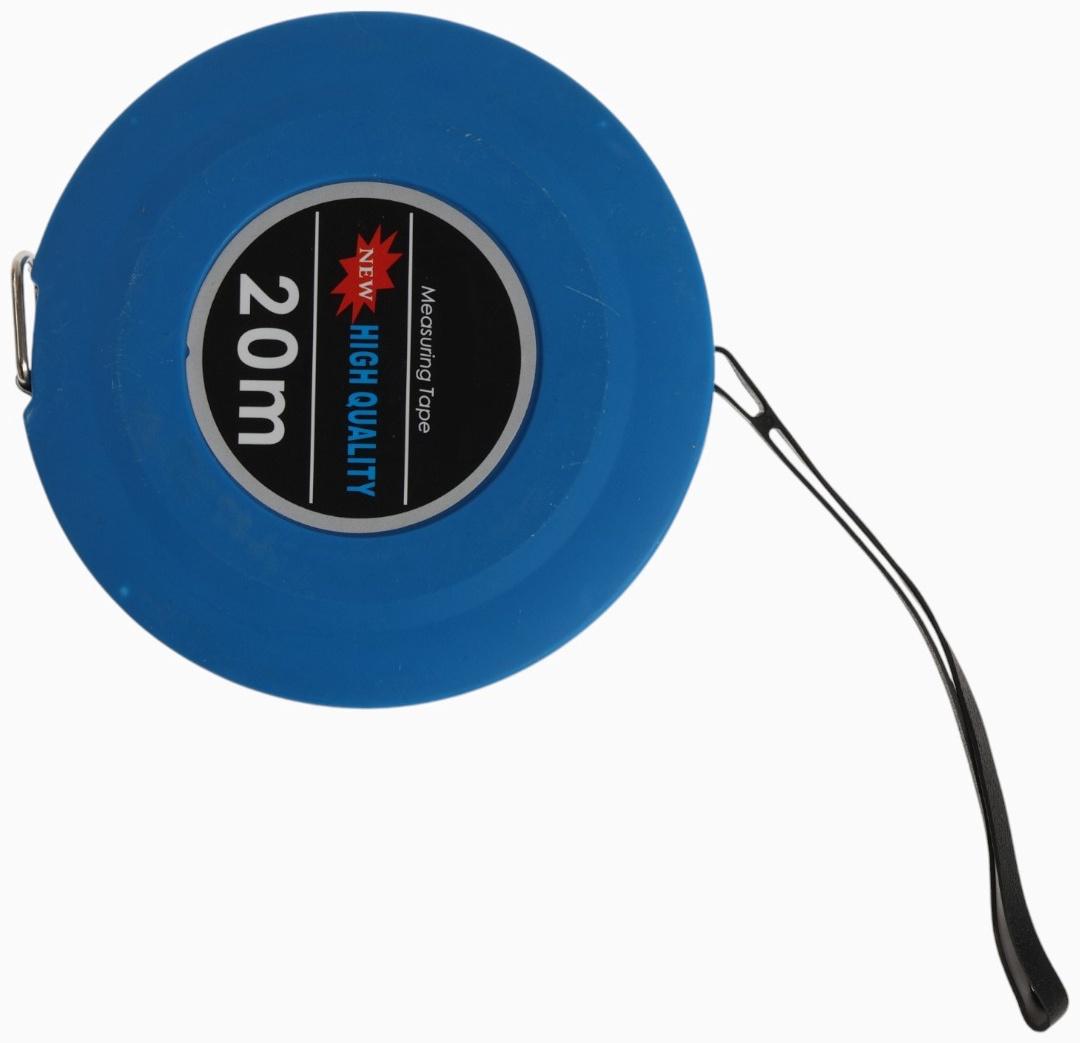 Рулетка геодезическая ЛОМ, ПВХ лента, 20 м × 12.5 мм