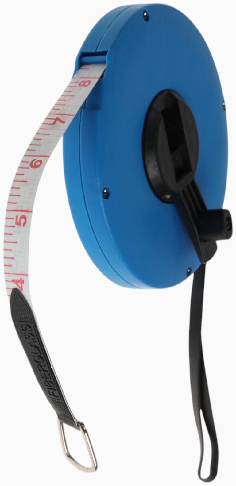 Рулетка геодезическая ЛОМ, ПВХ лента, 20 м × 12.5 мм