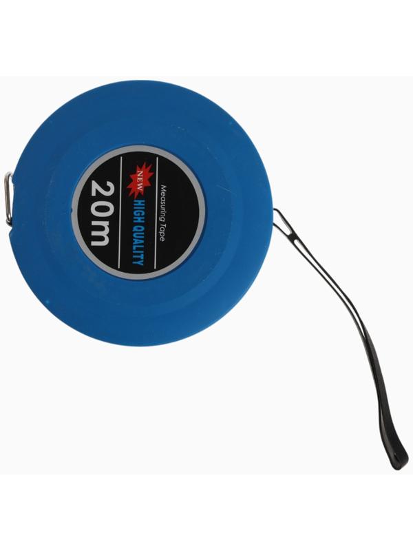 Рулетка геодезическая ЛОМ, ПВХ лента, 20 м × 12.5 мм