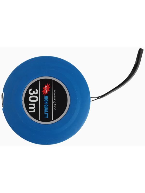 Рулетка геодезическая ЛОМ, ПВХ лента, 30 м × 12.5 мм