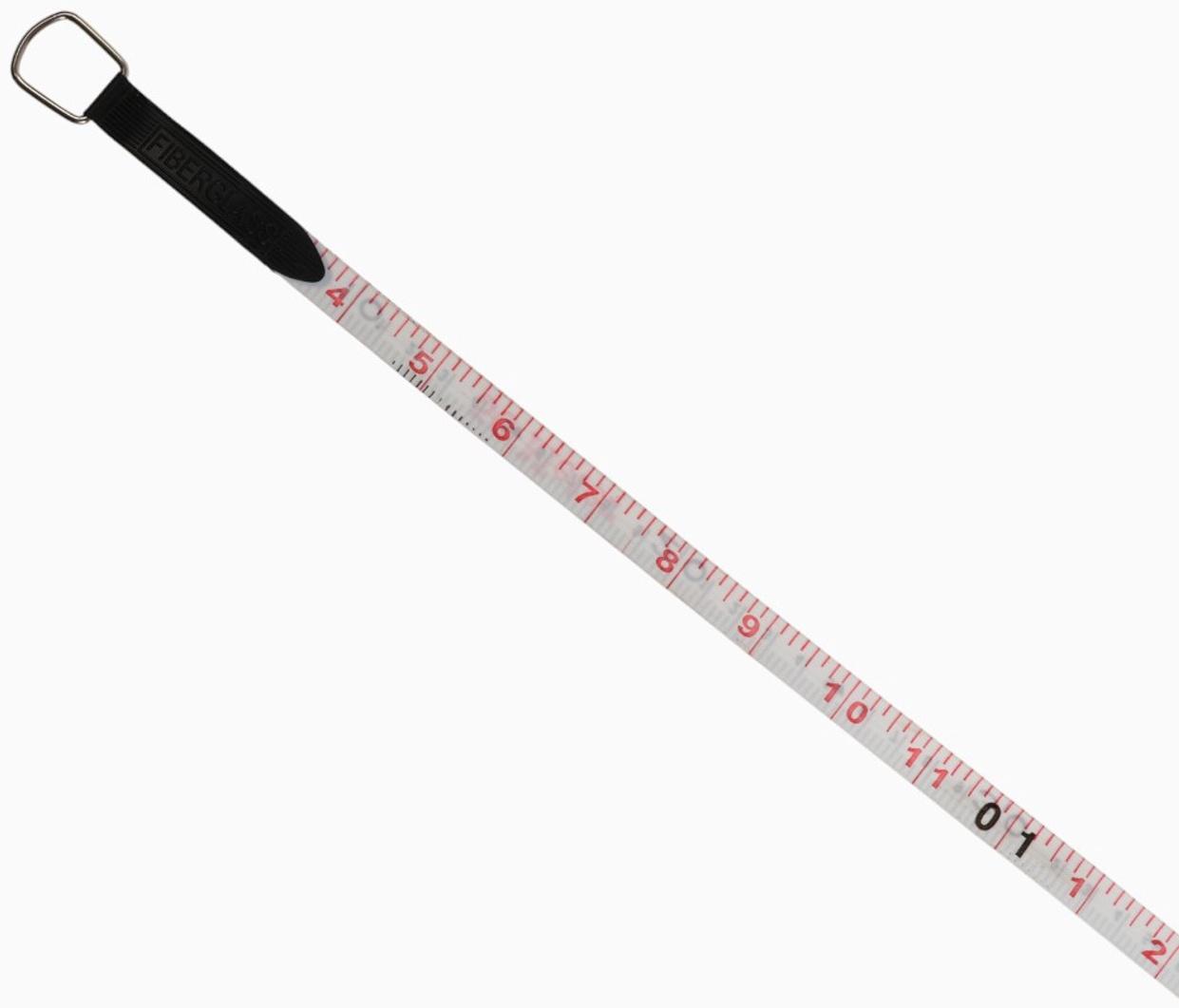 Рулетка геодезическая ЛОМ, ПВХ лента, 50 м × 12.5 мм