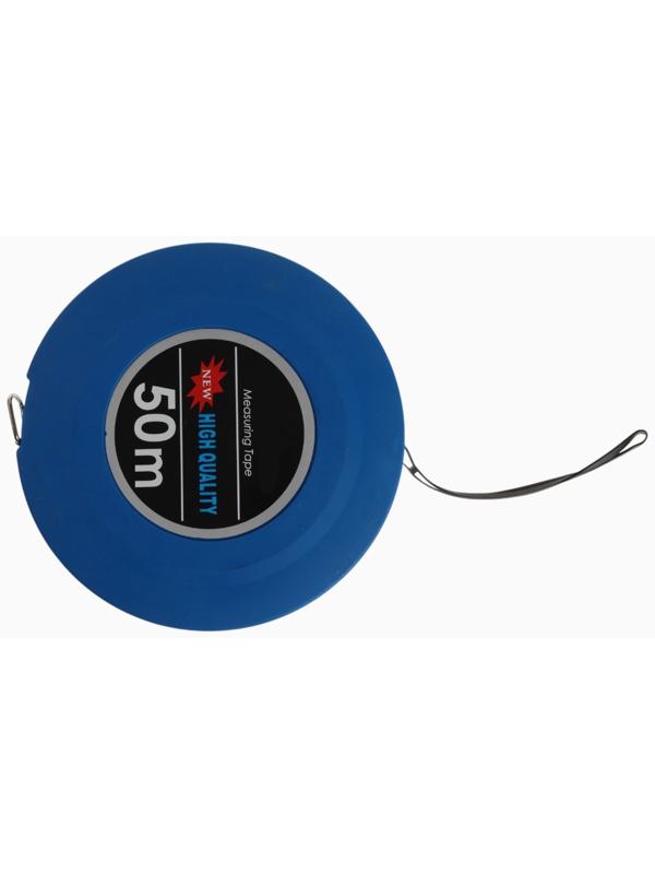 Рулетка геодезическая ЛОМ, ПВХ лента, 50 м × 12.5 мм