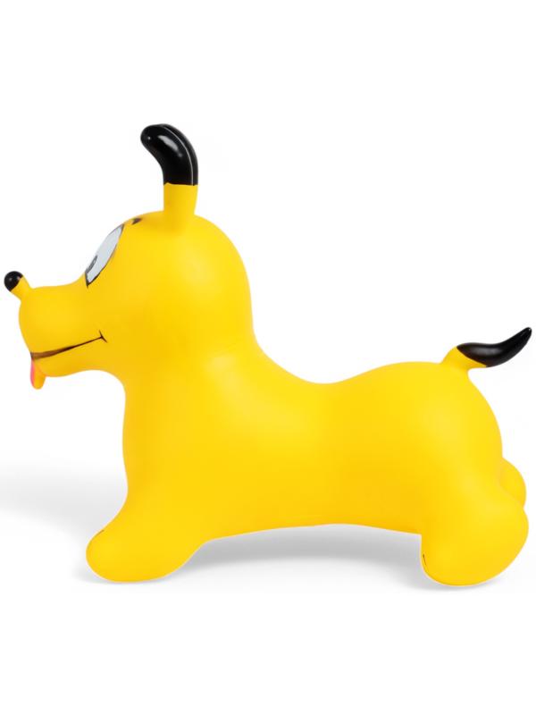 Попрыгун ZABIAKA «Собачка», 56×32×53 см, жёлтый