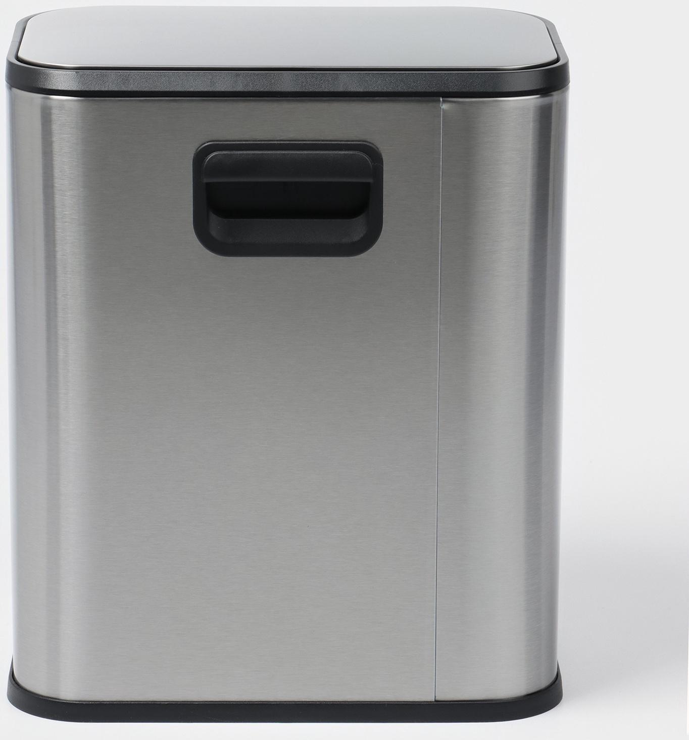Ведро мусорное с педалью Stölz, 5 л, нержавеющая сталь, хром матовый