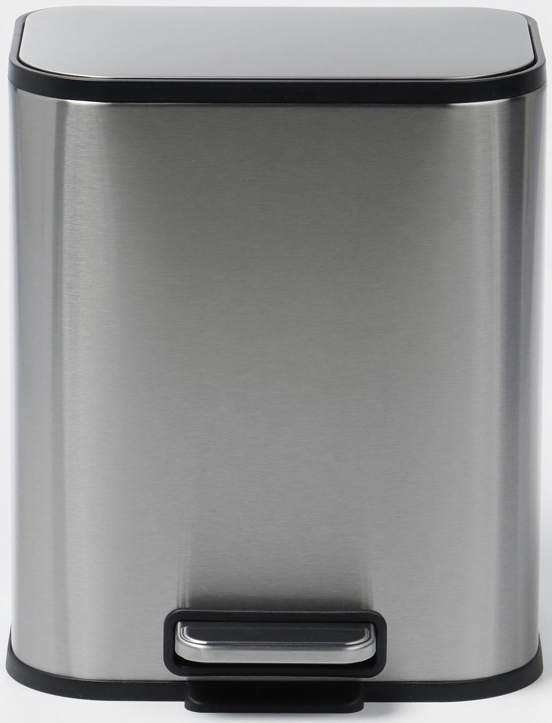Ведро мусорное с педалью Stölz, 5 л, нержавеющая сталь, хром матовый