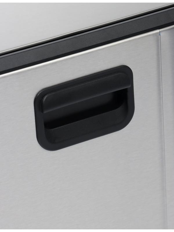 Ведро мусорное с педалью Stölz, 5 л, нержавеющая сталь, хром матовый