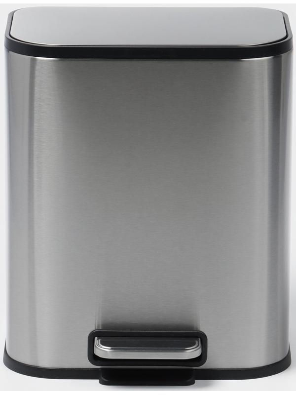 Ведро мусорное с педалью Stölz, 5 л, нержавеющая сталь, хром матовый