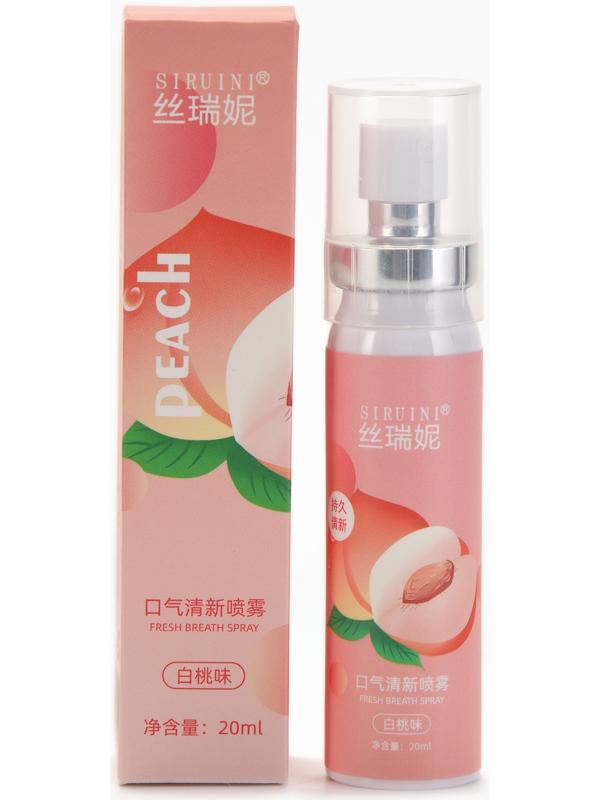 Освежитель дыхания со вкусом персика, 20 мл