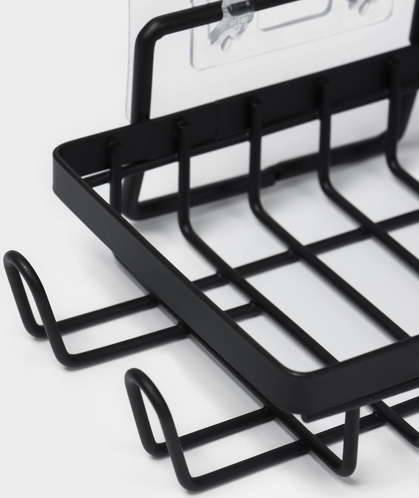 Полки для ванной Stölz, 2 шт., мыльница, чёрные